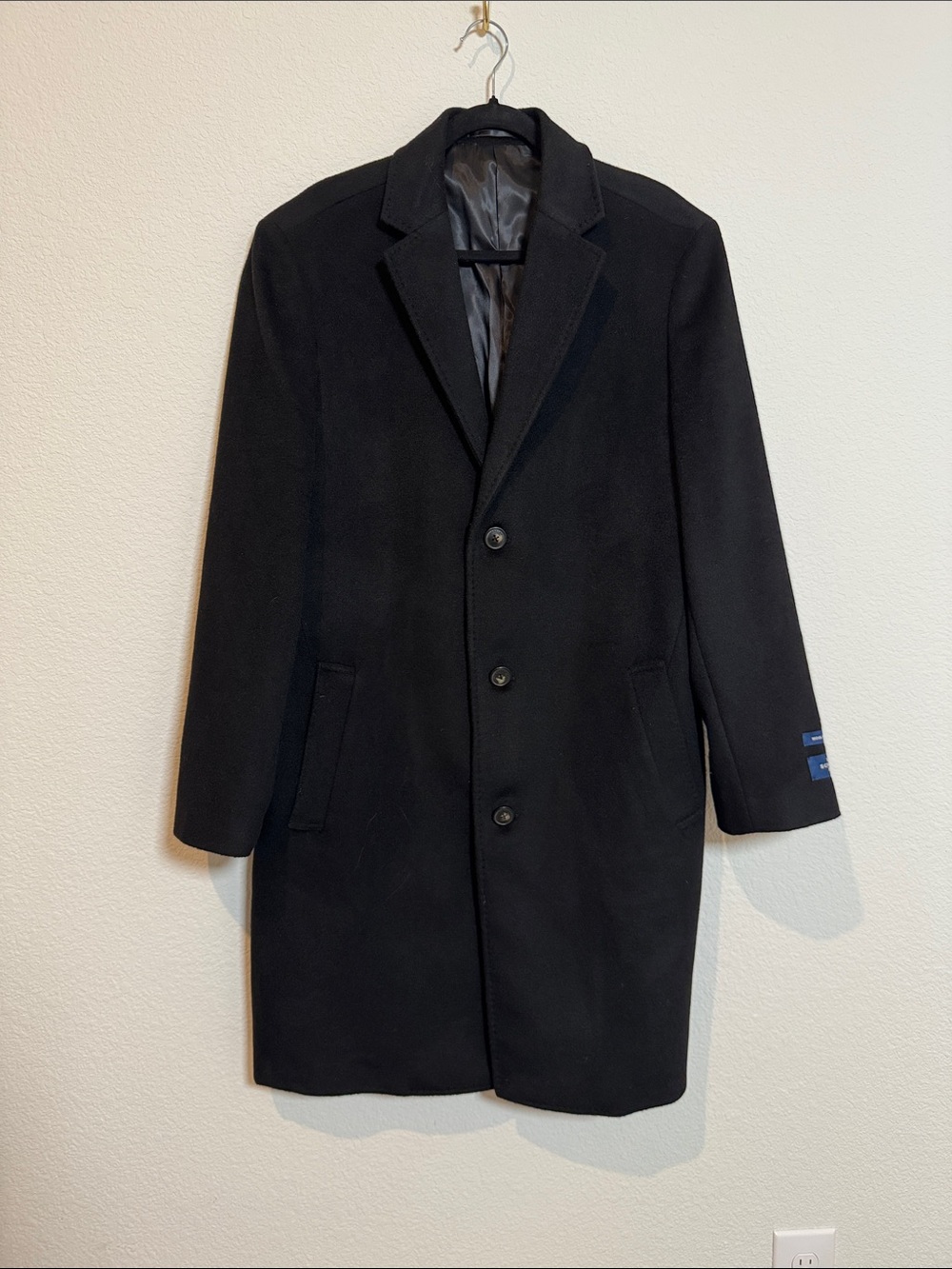 Hart Schaffner Marx Wool Cashmere Overcoat 40R